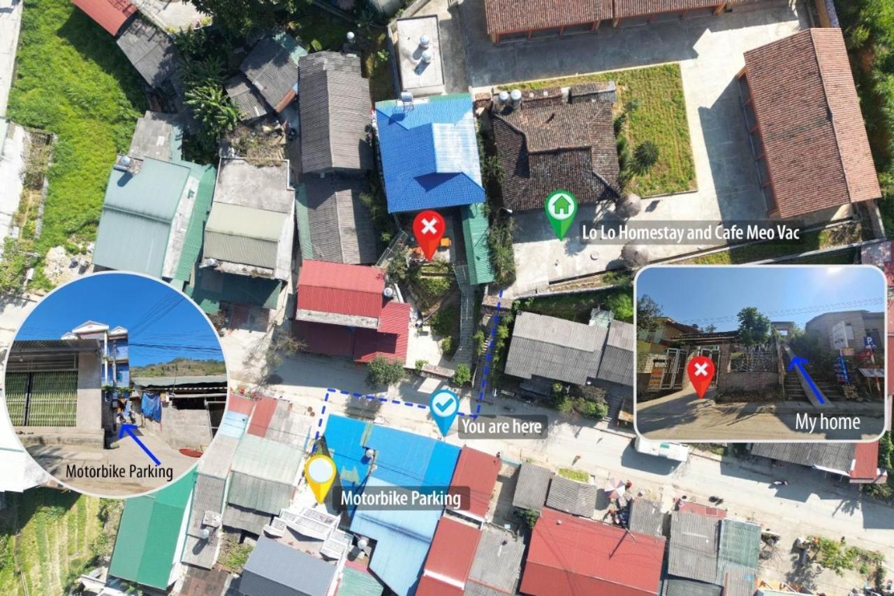 Lo Lo Homestay & Cafe Meo Vac Exterior foto