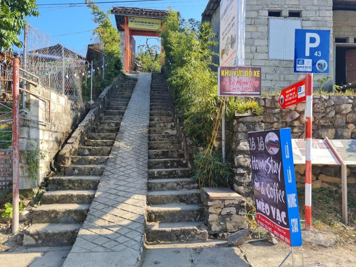 Lo Lo Homestay & Cafe Meo Vac Exterior foto